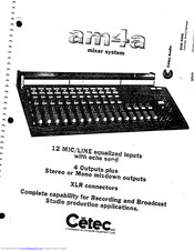 Langevin AM4A Manual