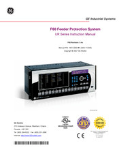 GE F60 UR Series Instruction Manual