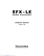 Musicom Lab EFX-LE Owner's Manual