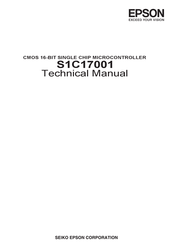 Epson S1C17001 Technical Manual