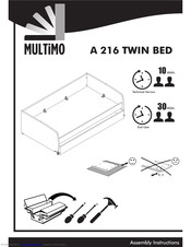 Multimo A 216 TWIN BED Assembly Instructions Manual