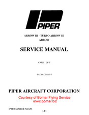 Piper ARROW III Service Manual