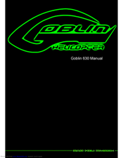 SAB Heli Division Goblin 630 User Manual
