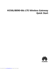 Huawei H350L/B890-66s Quick Start Manual