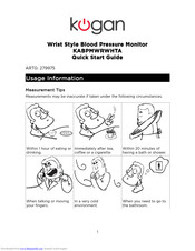Kogan KABPMWRWHTA Quick Start Manual
