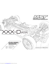 MST XXX-D RTR Exploded Manual