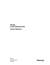 Tektronix TDP3500 Technical Reference