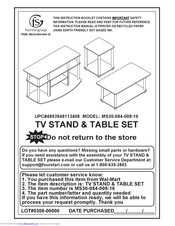 FourStarGroup MS30-084-008-16 Assembly Instructions Manual