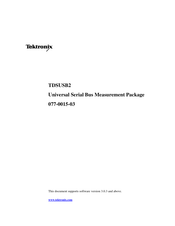Tektronix TDSUSB2 Manual