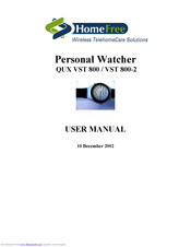 HomeFree Systems QUXVST 800-2 User Manual