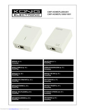 Konig CMP-HOMEPL200 Manual
