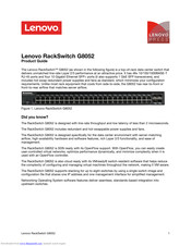 Lenovo RackSwitch G8052 Product Manual