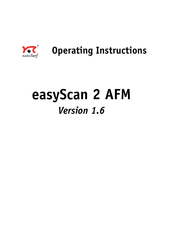 Nanosurf easyScan 2 AFM Operating Instructions Manual