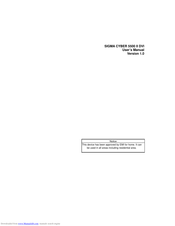 Sigma CYBER 5500 II DVI User Manual