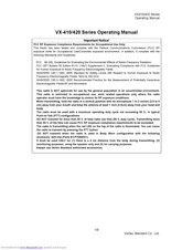 Vertex VX-420 series Operating Manual