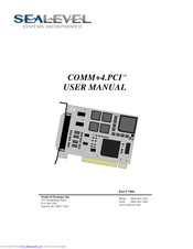 SeaLevel COMM+4.PCI User Manual