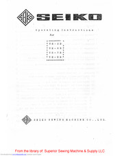 Seiko TH-2B Instruction Manual