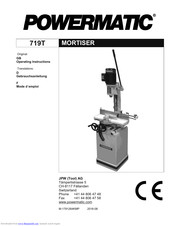 Powermatic 719T Operating	 Instruction