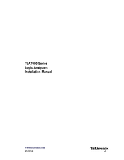 Tektronix TLA7000 Series Installation Manual