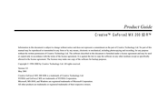 Creative GeForce2 MX 200 SDR Product Manual