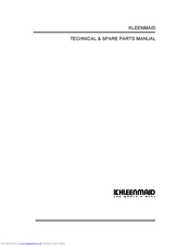 Kleenmaid TO70X/1 Technical Manual