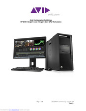 Avid Technology HP Z440 Configuration Manuallines