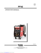 Lincoln Electric PF42 Operator's Manual