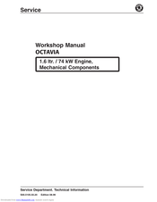 Skoda Octavia 1996 Service Manual