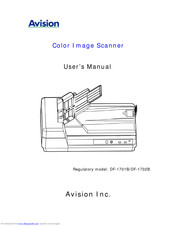 Avision DF-1702B User Manual