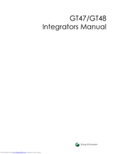 Sony Ericsson GT47 Integrator's Manual