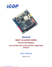 Icop VSX-6157 User Manual