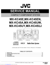 JVC MX-KC45UJ Service Manual