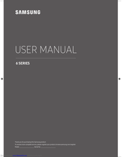 Samsung UE58MU6120 User Manual