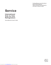 Amana SBDE522VW Service Manual