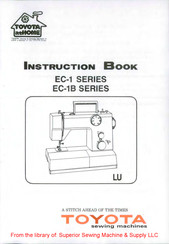 Toyota EC-1 Series Instruction Manual