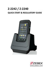 Zebex Z-2242 Quick Start Manual