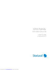 StarLeaf GTm 5250 User Manual