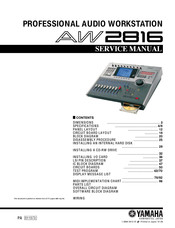 Yamaha AW2816 Service Manual