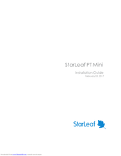 StarLeaf PT Mini Installation Manual