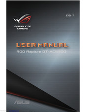 ASUSTeK COMPUTER ROG Rapture GT-AC5300 User Manual