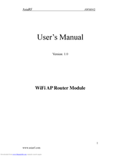 AsiaRF AWM002 User Manual