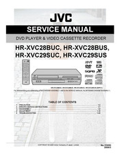 JVC HR-XVC28BUC Service Manual