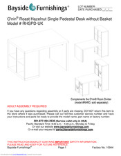 Bayside Furnishings RHSPD-UK Manual