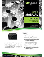 Avgear AVG-HD50 User Manual
