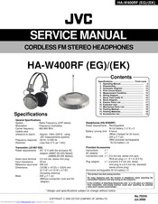 Jvc HA-W400RF Service Manual