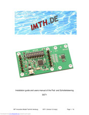 IMTH.de SST1 Installation Manual And User's Manual