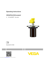 Vega VEGAPULS 66 enamel Operating Instructions Manual