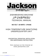Jackson MSC JP-24BPNSU Technical Manual