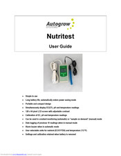 Autogrow Nutritest User Manual
