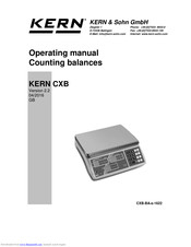 KERN CXB 3K1NM Operating Manual